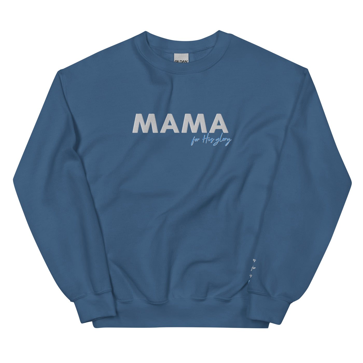 Embroidered Mama For His Glory Sweatshirt