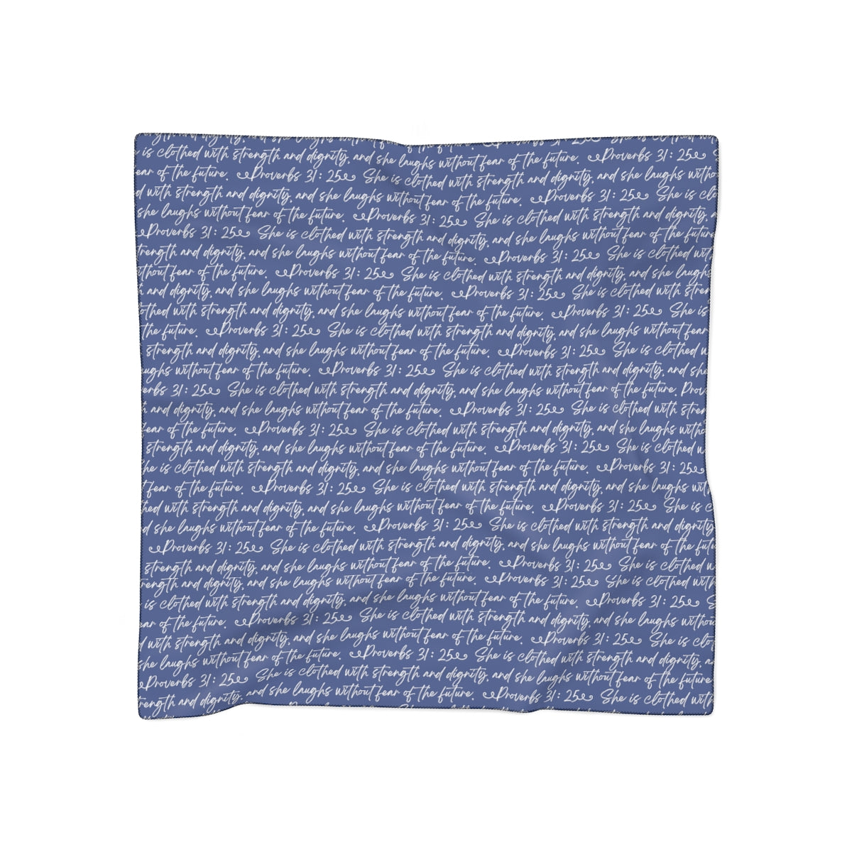 Blue Proverbs 31 Scarf